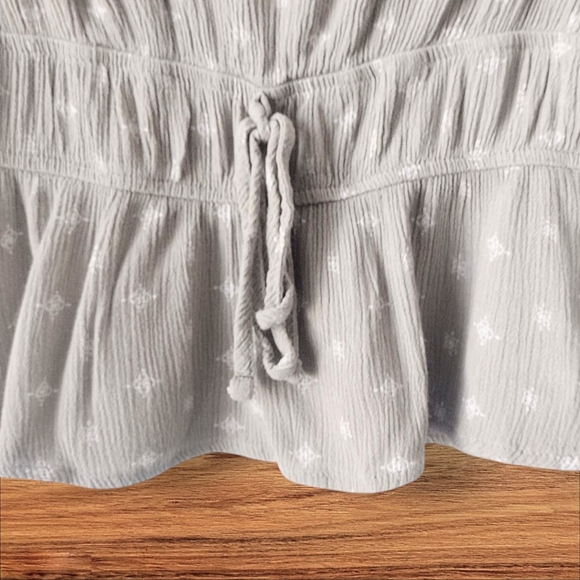 SO Green Peplum Top Size Juniors XS - Picture 3 of 4